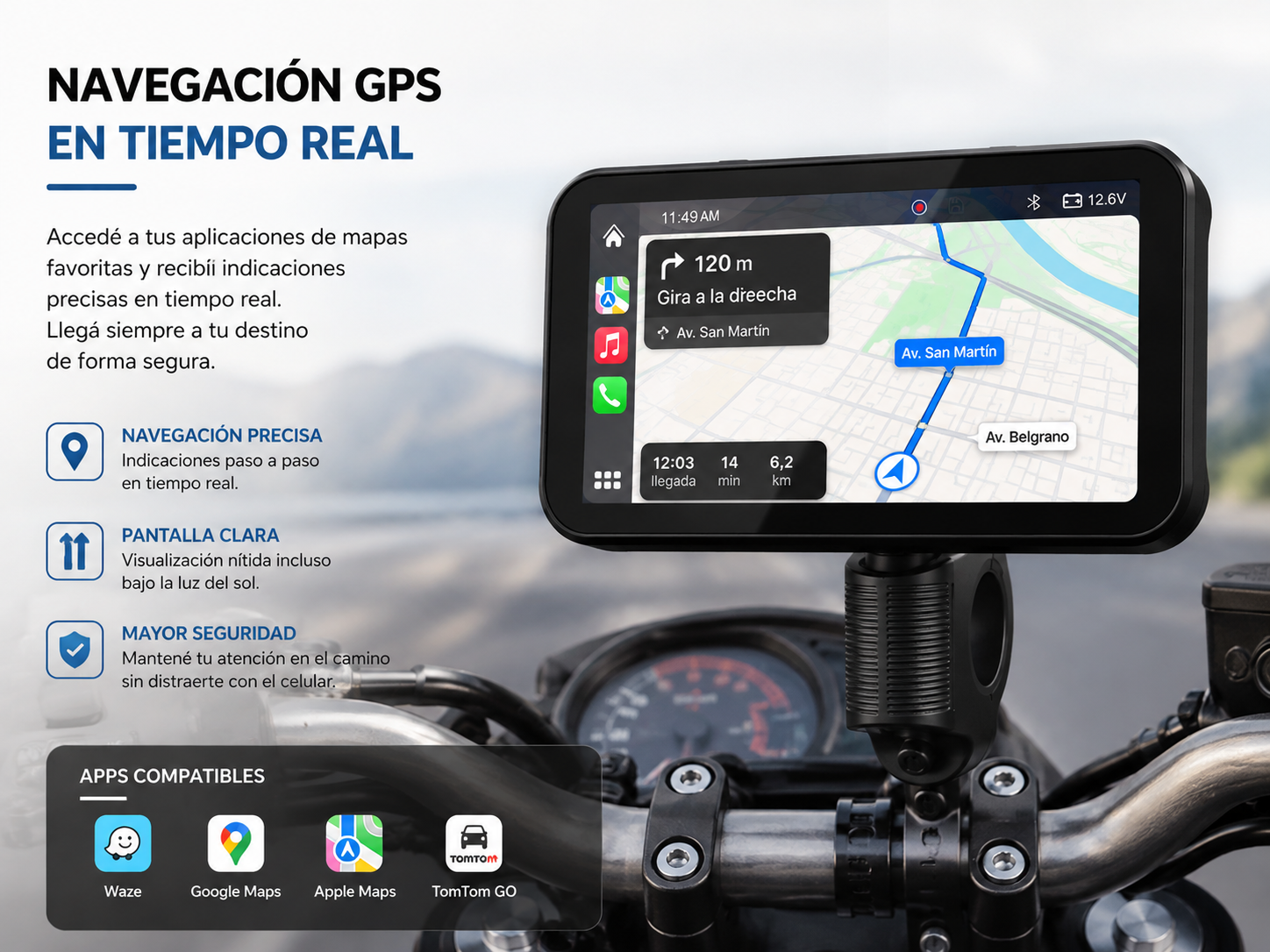 Navegación GPS en Tiempo Real