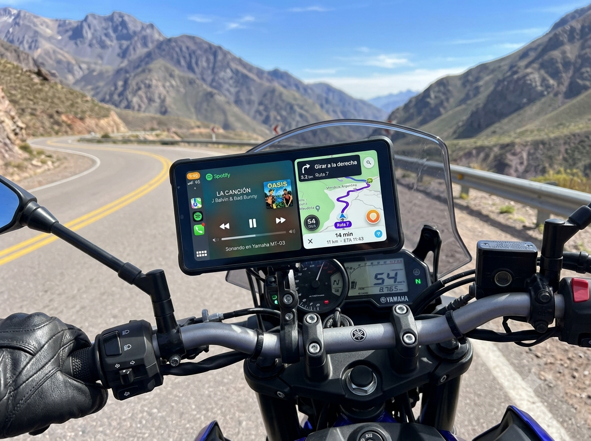 Navegación y Música en tu Ruta