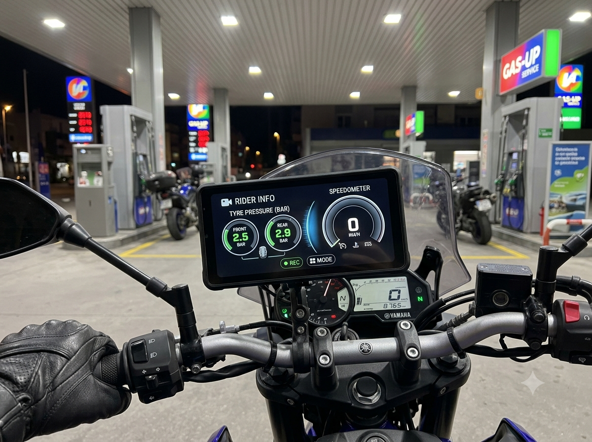 Monitoreo TPMS y Velocímetro Digital